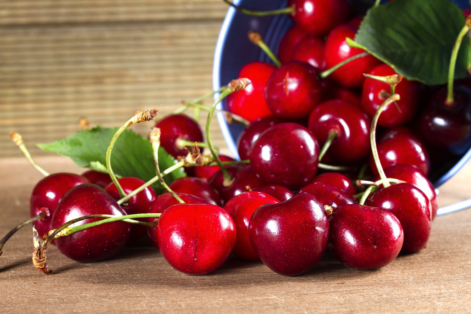 bigstock Fresh sweet cherries on the ta 133234046 001