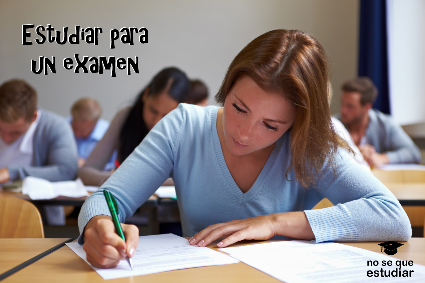 estudiar para un examen